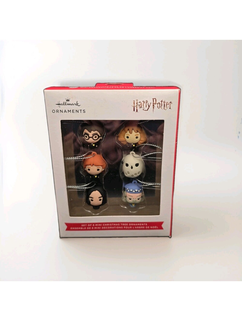 Hallmark Harry Potter 6pc Mini Hanging Christmas Ornaments Set Multicolor
